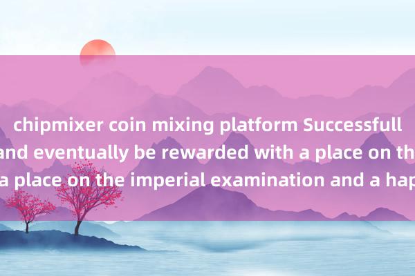 chipmixer coin mixing platform Successfully resist temptation and eventually be rewarded with a place on the imperial examination and a happy family!